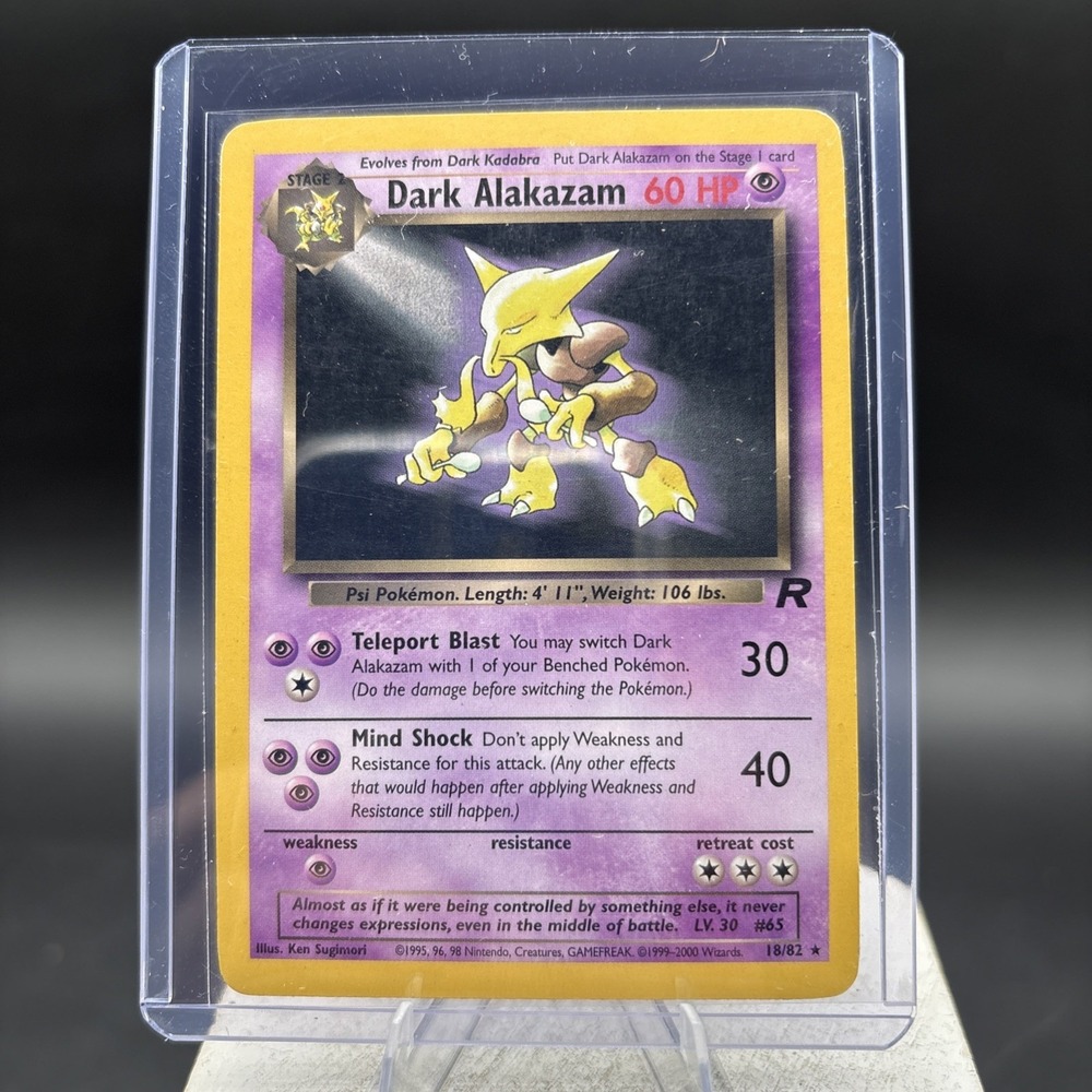 Dark Alakazam 18/82 Team Rocket-Unlimited Edition Regular MP